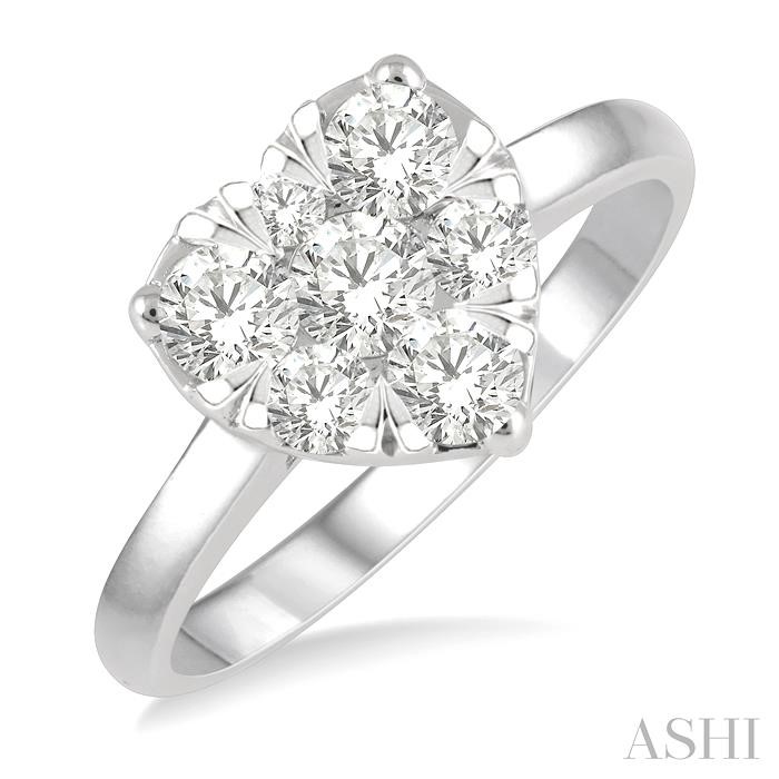 HEART SHAPE LOVEBRIGHT ESSENTIAL DIAMOND RING