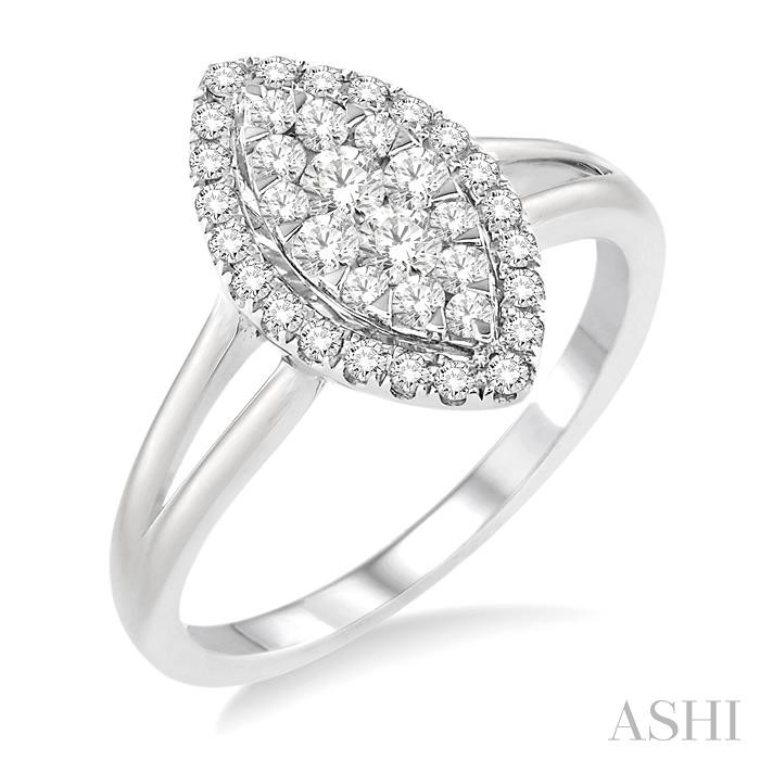MARQUISE SHAPE LOVEBRIGHT ESSENTIAL DIAMOND RING