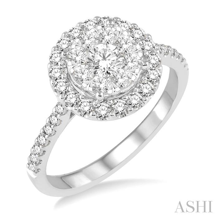 HALO LOVEBRIGHT ESSENTIAL DIAMOND ENGAGEMENT RING