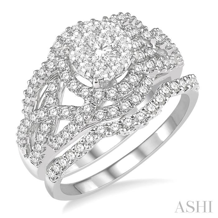 HALO LOVEBRIGHT DIAMOND WEDDING SET