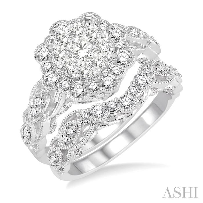 HALO LOVEBRIGHT DIAMOND WEDDING SET