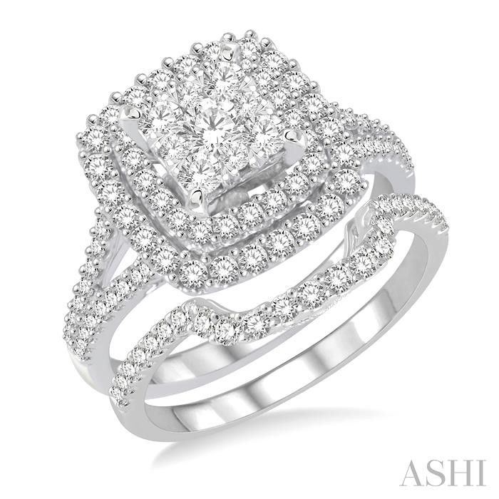 HALO LOVEBRIGHT DIAMOND WEDDING SET