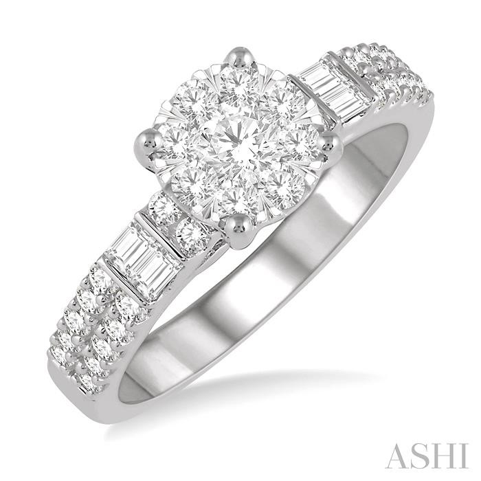 Round Shape Lovebright Diamond Ring