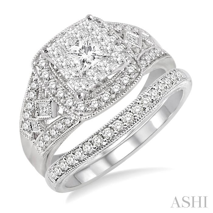 HALO LOVEBRIGHT DIAMOND WEDDING SET