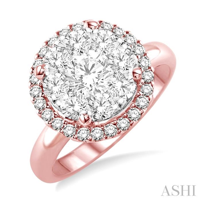 HALO LOVEBRIGHT ESSENTIAL DIAMOND ENGAGEMENT RING