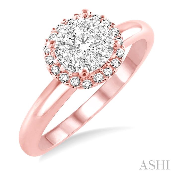 HALO LOVEBRIGHT ESSENTIAL DIAMOND ENGAGEMENT RING