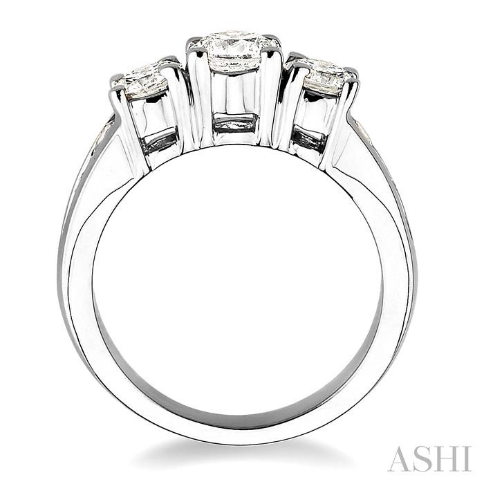 PAST PRESENT & FUTURE DIAMOND ENGAGEMENT RING - 24200VCFCW-LE-2.00