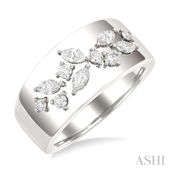 Diamond Fashion Wide Band