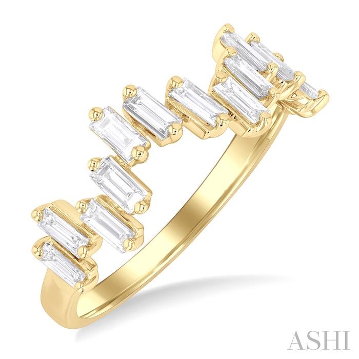 Scatter Baguette Diamond Fashion Band