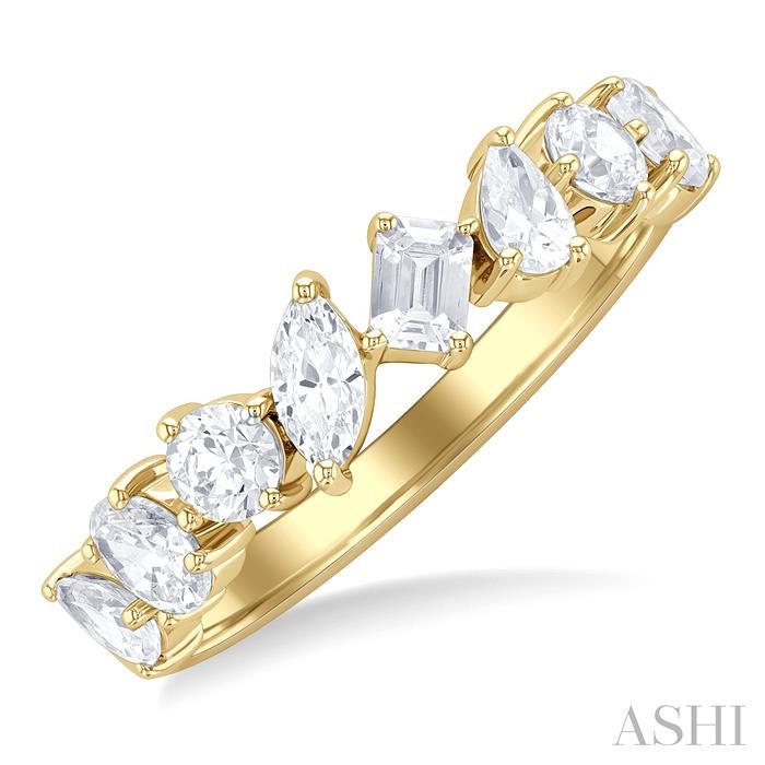 Mixed Shape Diamond Fashion Band