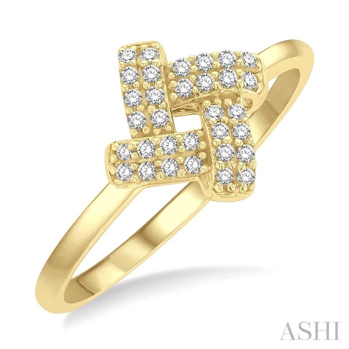 KNOT PETITE DIAMOND FASHION RING