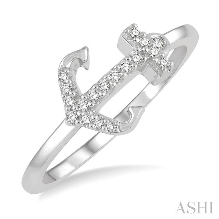 STACKABLE ANCHOR PETITE DIAMOND FASHION RING