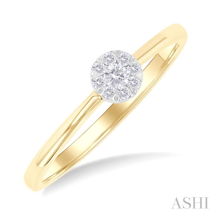 Round Shape Lovebright Petite Diamond Fashion Ring