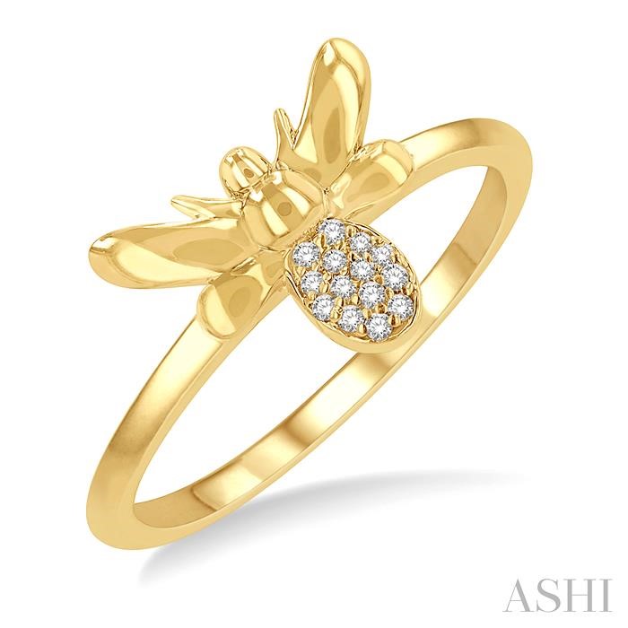 STACKABLE BUMBLE BEE PETITE DIAMOND FASHION RING