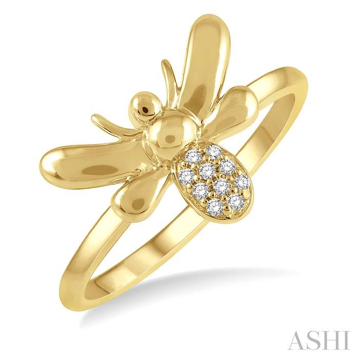 STACKABLE BUMBLE BEE PETITE DIAMOND FASHION RING