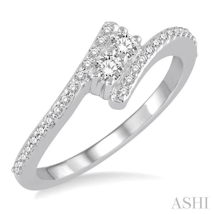 2 STONE DIAMOND RING