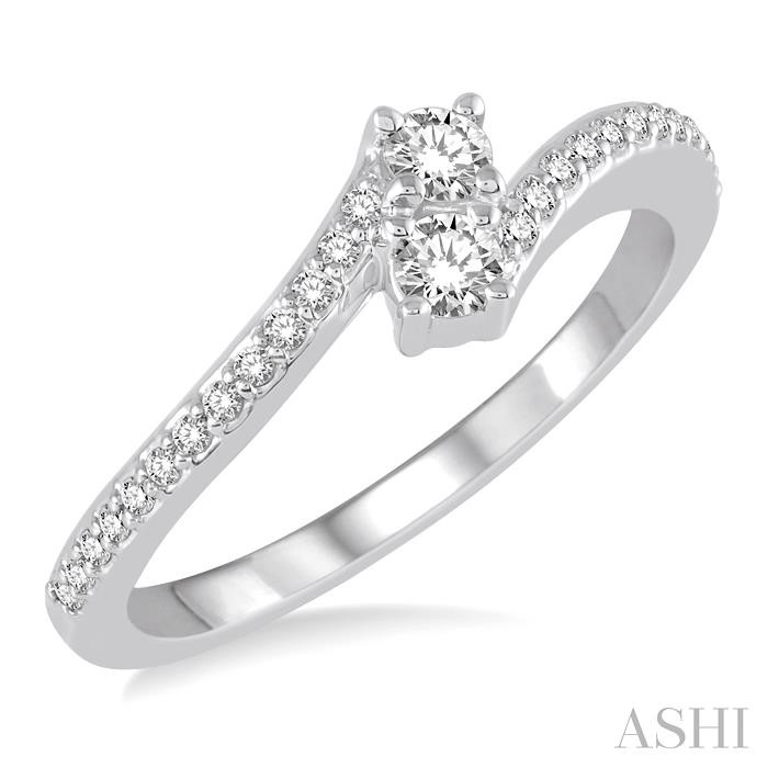 2 STONE DIAMOND RING