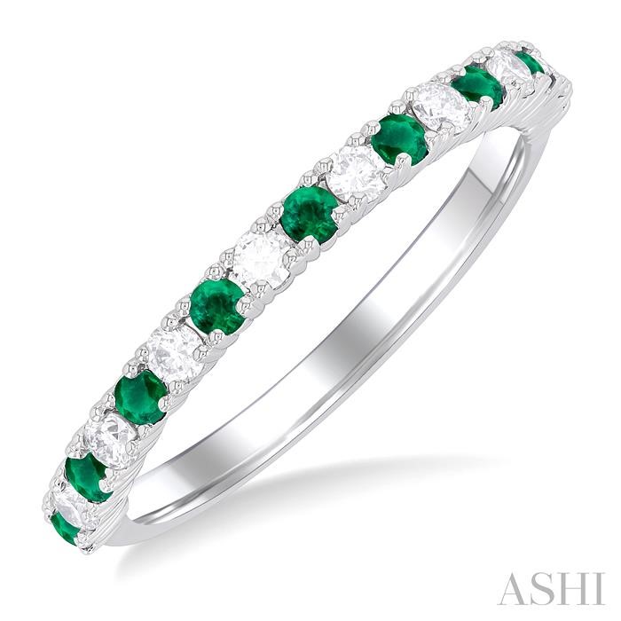 ALTERNATE GEMSTONE & PETITE DIAMOND BAND