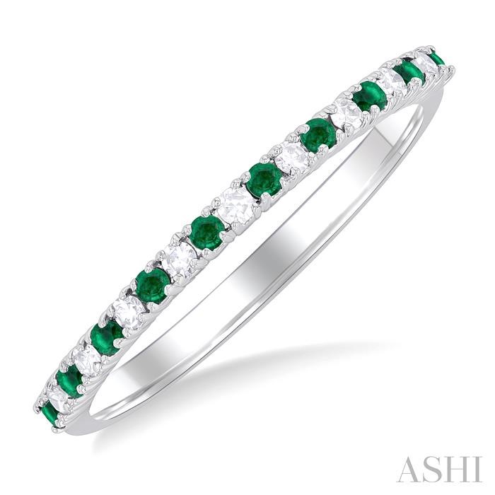 ALTERNATE GEMSTONE & PETITE DIAMOND BAND