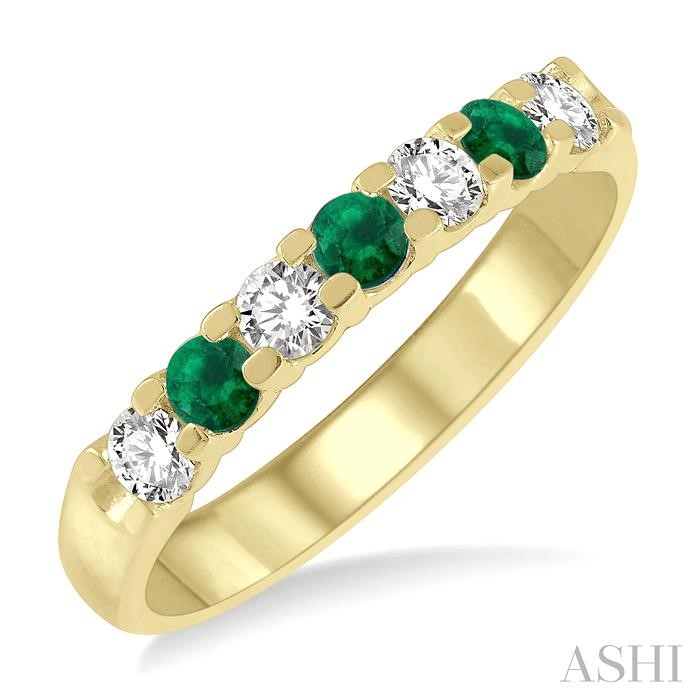 7 ALTERNATE GEMSTONE & DIAMOND WEDDING BAND