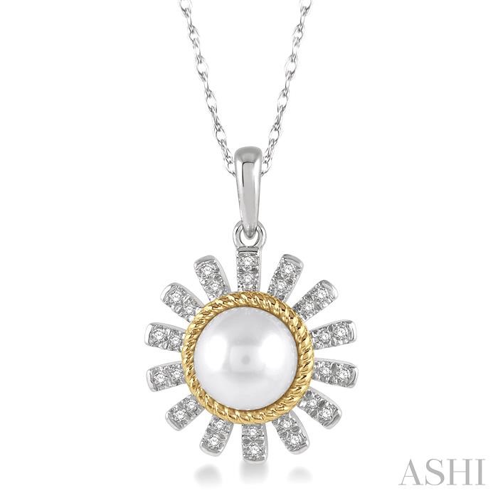 PEARL & DIAMOND PENDANT