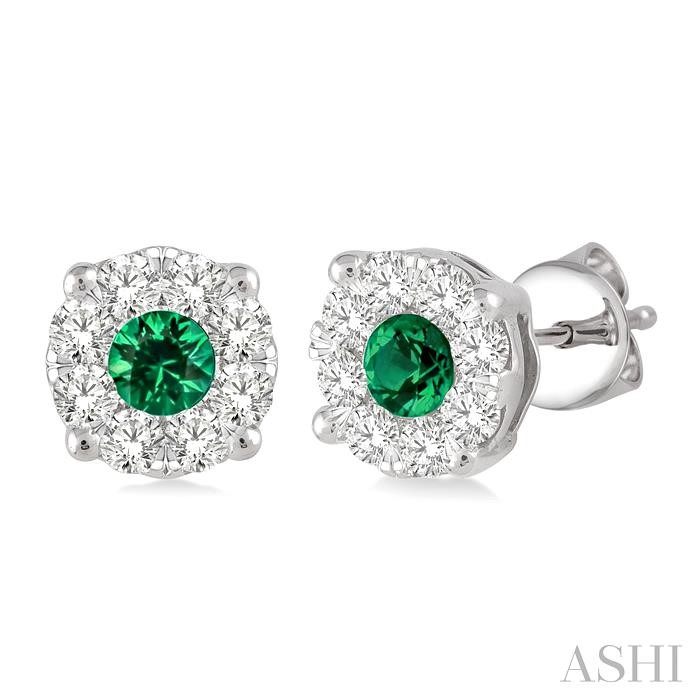 LOVEBRIGHT GEMSTONE & DIAMOND EARRINGS