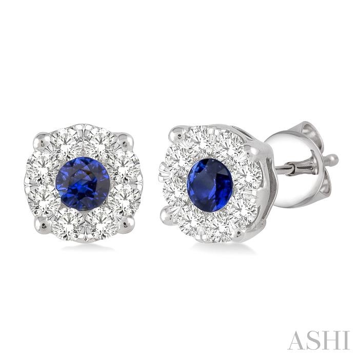 LOVEBRIGHT GEMSTONE & DIAMOND EARRINGS