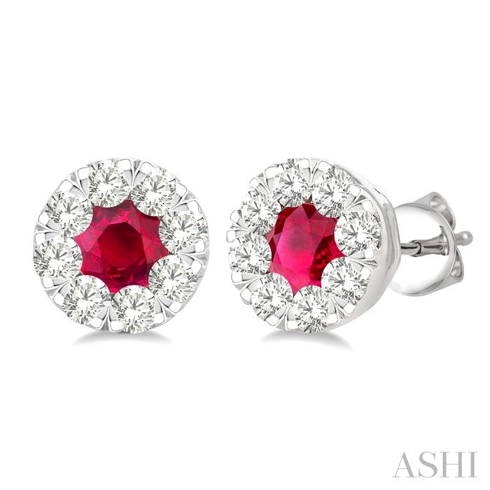 LOVEBRIGHT GEMSTONE & DIAMOND EARRINGS