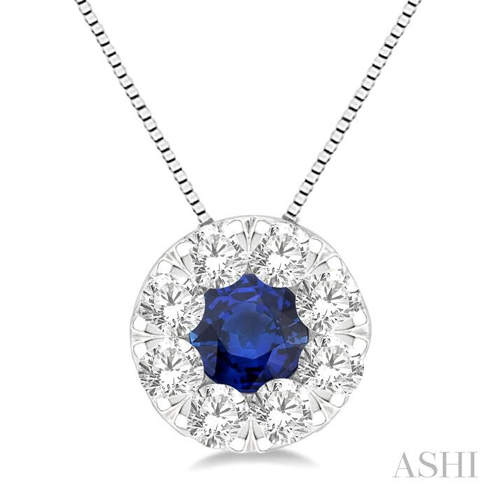 LOVEBRIGHT GEMSTONE & DIAMOND PENDANT