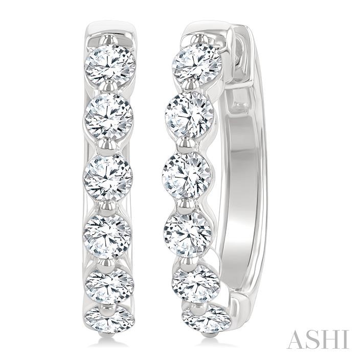 Diamond Hoop Earrings