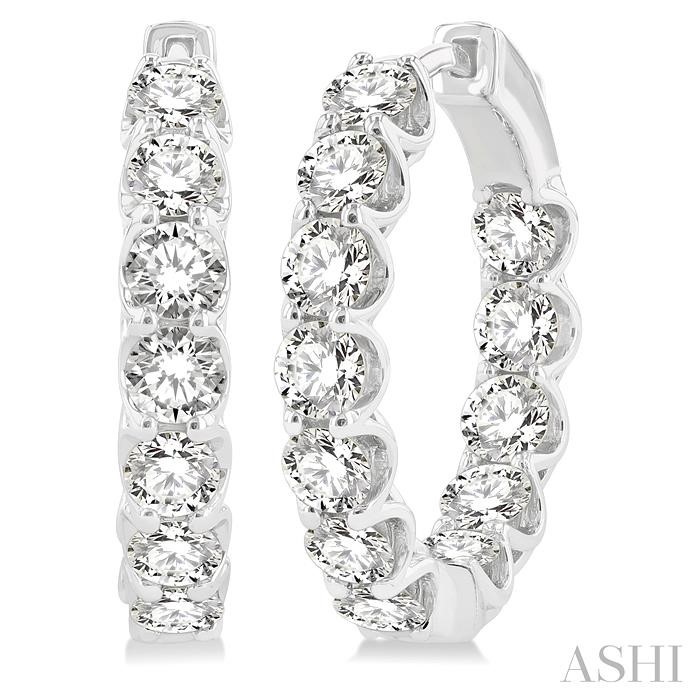 INSIDE-OUT DIAMOND HOOP EARRINGS