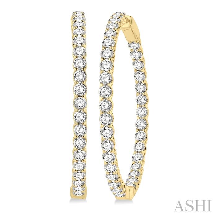 INSIDE-OUT DIAMOND HOOP EARRINGS