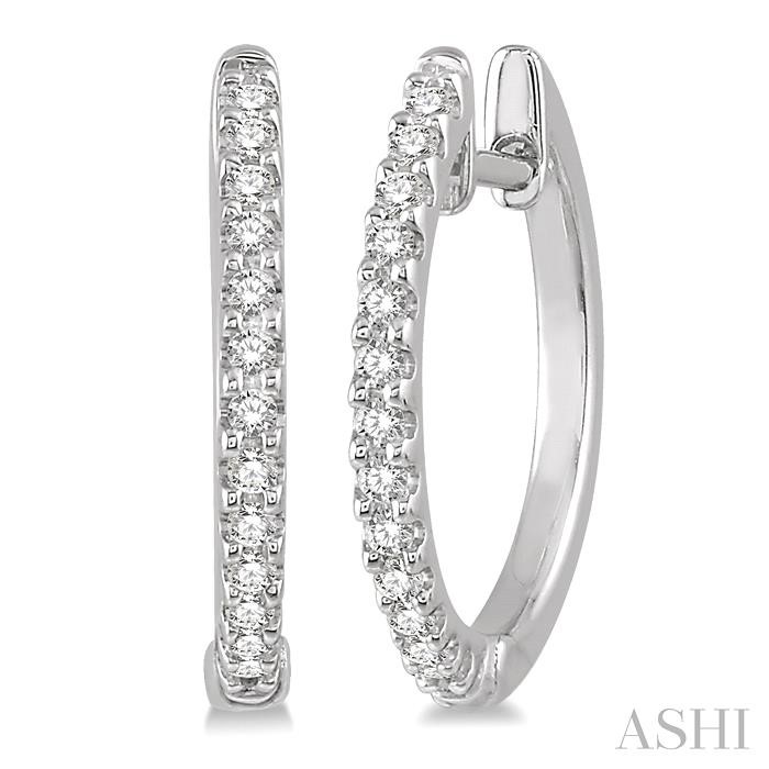 DIAMOND HOOP EARRINGS