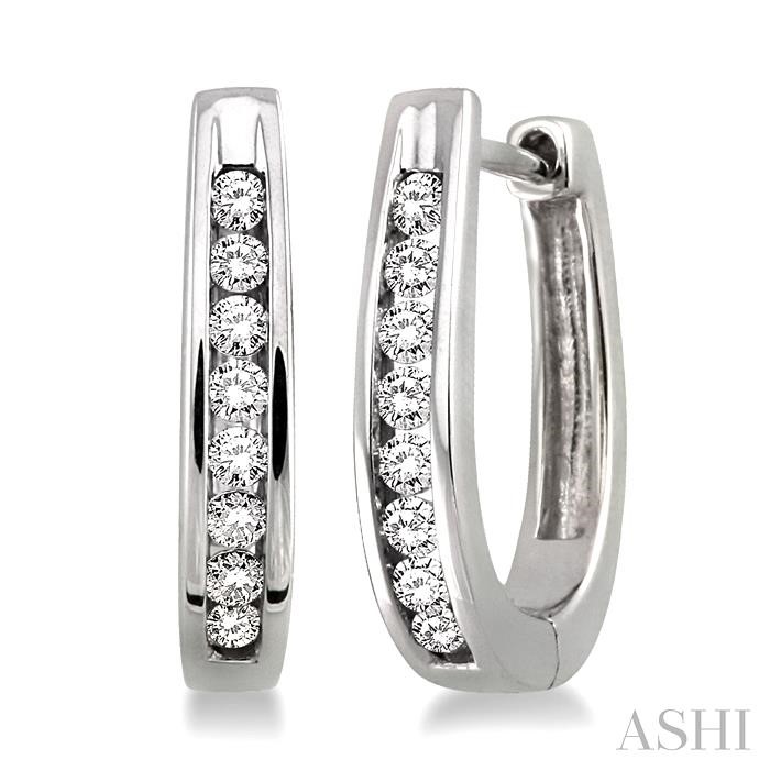 DIAMOND HOOP EARRINGS