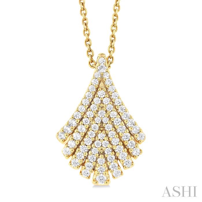 CHEVRON DIAMOND FASHION PENDANT