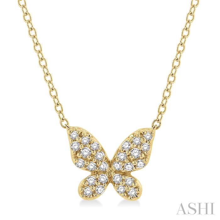 BUTTERFLY PETITE DIAMOND FASHION PENDANT