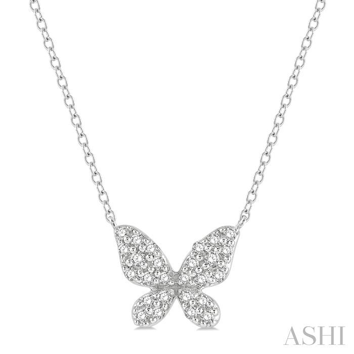 BUTTERFLY PETITE DIAMOND FASHION PENDANT