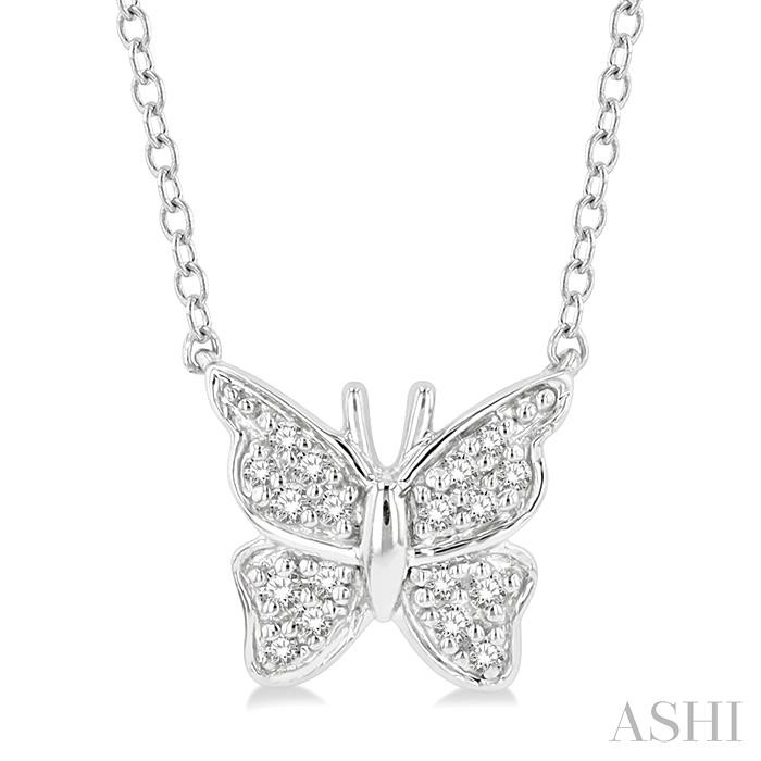 BUTTERFLY PETITE DIAMOND FASHION PENDANT