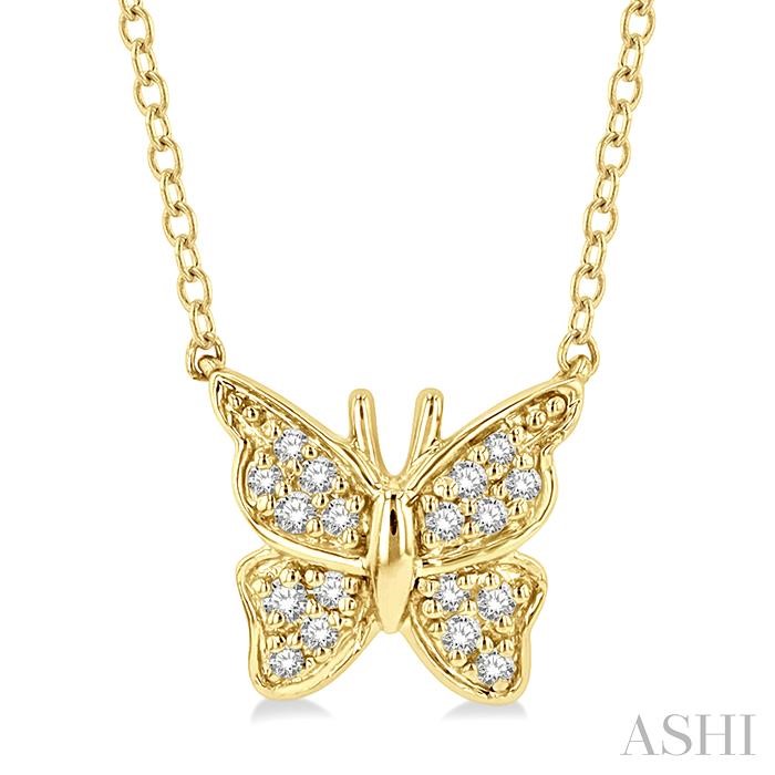 BUTTERFLY PETITE DIAMOND FASHION PENDANT