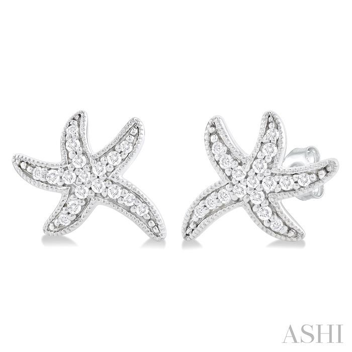 STARFISH PETITE DIAMOND FASHION EARRINGS