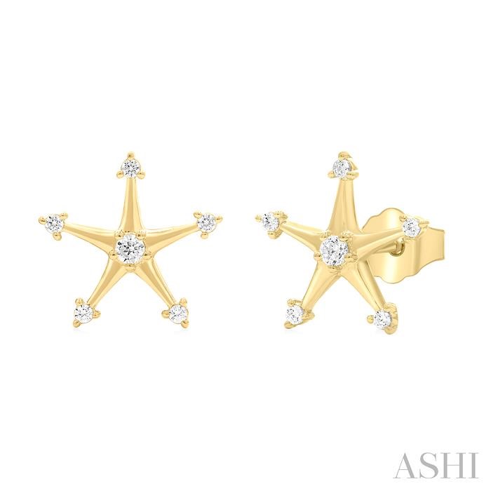 Star Petite Diamond Fashion Earrings