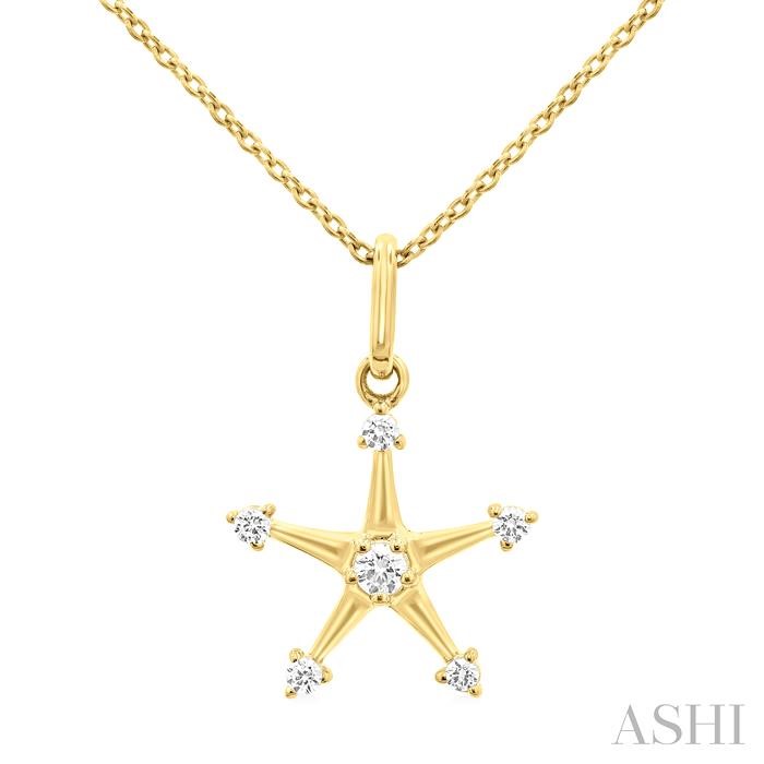 Star Petite Diamond Fashion Pendant