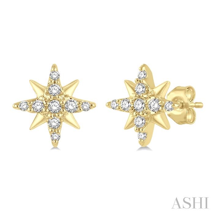 STAR PETITE DIAMOND FASHION EARRINGS