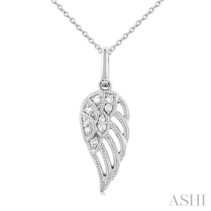 ANGEL WINGS PETITE DIAMOND FASHION PENDANT