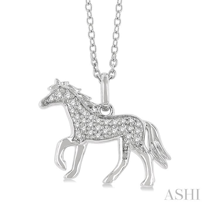 HORSE PETITE DIAMOND FASHION PENDANT