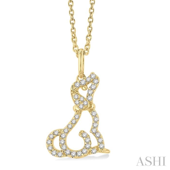 DOG PETITE DIAMOND FASHION PENDANT