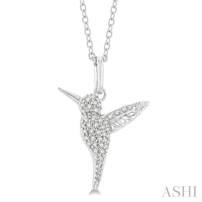 HUMMINGBIRD PETITE DIAMOND FASHION PENDANT