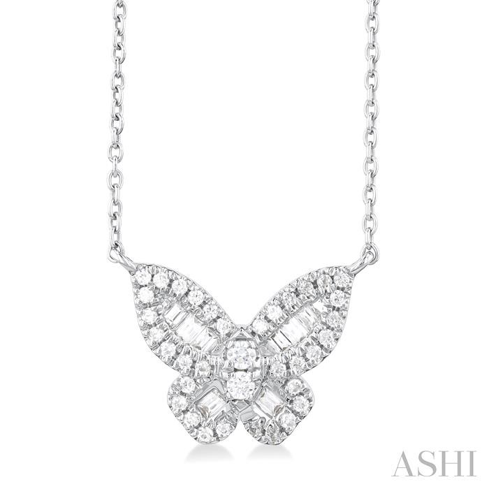 BUTTERFLY PETITE DIAMOND FASHION PENDANT