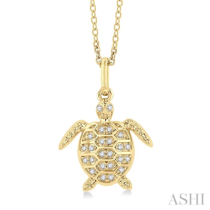 TURTLE PETITE DIAMOND FASHION PENDANT