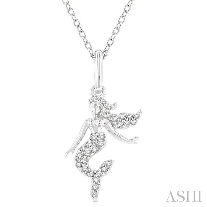 MERMAID PETITE DIAMOND FASHION PENDANT